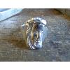 Bague argent visage Christ