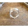 Monture bague pièce argent plume 6 griffes pour 10 Francs or