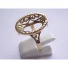 Monture bague pice or 18 KT panier arabesque  pour 10 Francs or