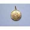 10 - Pendentif or porte-pice cisel 10 Francs or Napolon