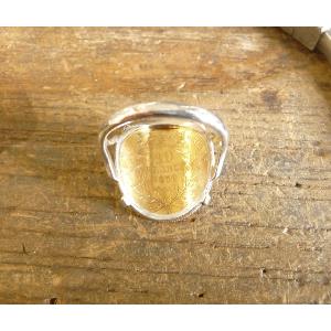 Bague Plume Argent 925 Avec Pièce 20 Francs Or Napoléon III – Neuf Avec étiquettes