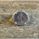 Bague pièce argent plume 50 Centimes Semeuse