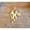 Pendentif petite panthère en or 9 KT