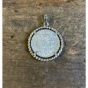 Pendentif argent 5 Francs torsade 