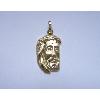 Pendentif  visage Christ en or jaune - petit modèle