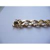 Bracelet or maille gourmette - Largeur 10 mm