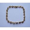 Bracelet or 18 KT Grain de caf - Largeur 5 mm