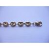 Bracelet or 18 KT Grain de café - Largeur 7 mm