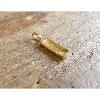 Pendentif lingot massif en or jaune