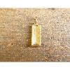 Pendentif lingot massif en or jaune