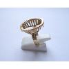 Monture bague pice or 18 KT panier fil pour 10 Francs or