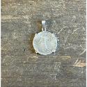 Pendentif argent 50 Centimes griffes 