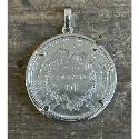 Pendentif argent 10 Francs griffes 