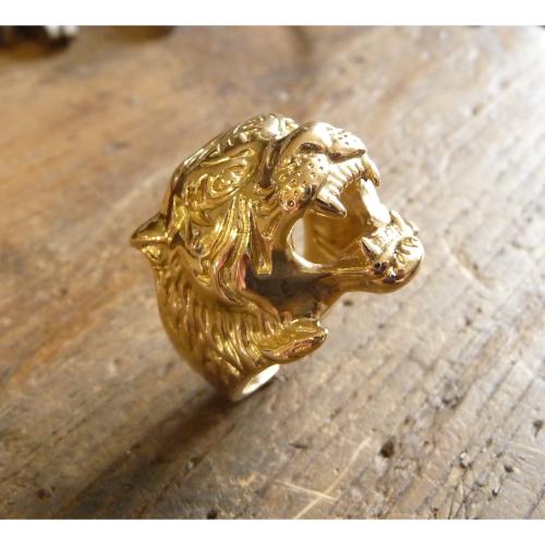 Bague or 18 KT tigre