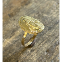 Bague or 18KT vierge miraculeuse (grand modèle) 