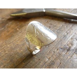 Bague pièce argent 50 Centimes Semeuse