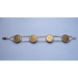 Bracelet or porte-pièce 10 Francs or Napoléon