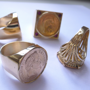 Bague Pièce Napoléon Bague Chevaliu00e8re Tailles 54 Piu00e8ce