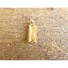 Pendentif lingot massif en or jaune